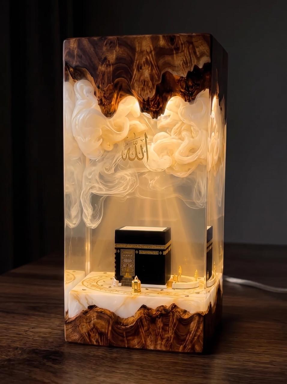 Kaaba Resin Lamp 15 x 10cm