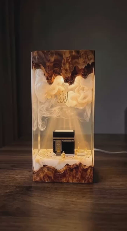 Kaaba Resin Lamp 15 x 10cm